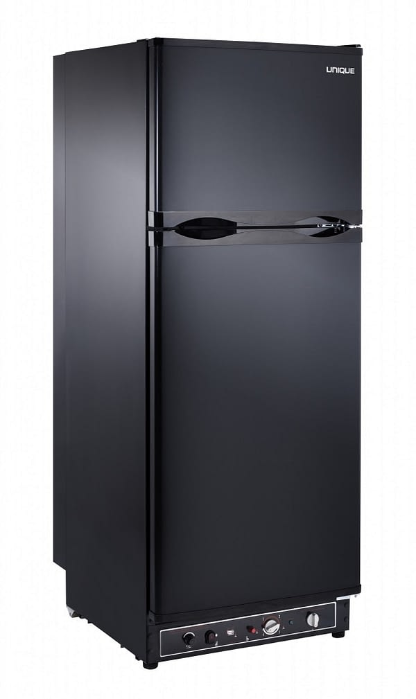 Unique® 8 ft³ DV Propane Fridge Black Nipissing Propane