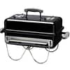 Weber Go-Anywhere Charcoal Grill Black Side View 1 Closed