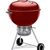Weber 22 Inch Premium Kettle Red Side View 1 Closed