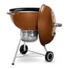 Weber 22 Inch Premium Kettle Copper Side View 1 Hanging Lid