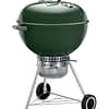 Weber 22 Inch Premium Kettle Green Side View 1 Closed