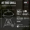 Weber 22 Inch Premium Kettle Feature Card At The Grill