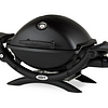 Weber Q 1200 Black Side View 1 Closed
