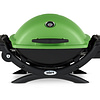 Weber Q 1200 Green Front View Closed