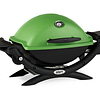 Weber Q 1200 Green Side View 2 Closed