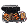 Weber Traveler Portable Gas Grill Propane Cooking Capacity Steak and Shrimp