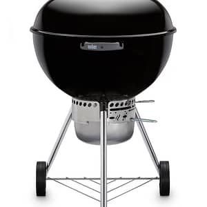 Weber 22 Inch Premium Kettle Black Front View Closed