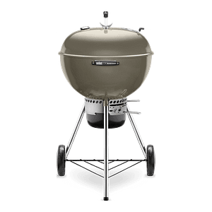 Weber 22 Inch Master-Touch Kettle Smoke Front View Closed