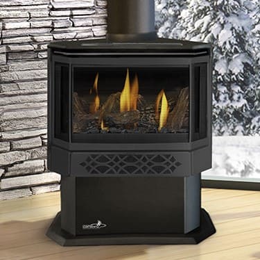 Continental Gas Stove Black CDVS280