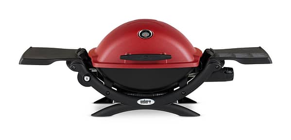 Weber Q 1200 Red Front View Closed