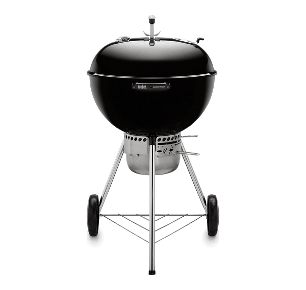 Weber 22 Inch Master-Touch Kettle Black Front View Closed