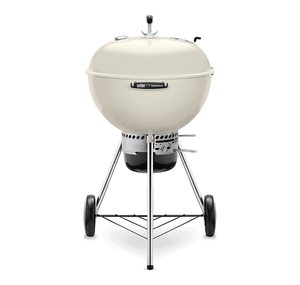 Weber 22 Inch Master-Touch Kettle Ivory Front View Closed