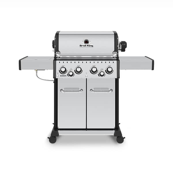 Broil King Baron S490 PRO IR Gas Grill Front View Closed