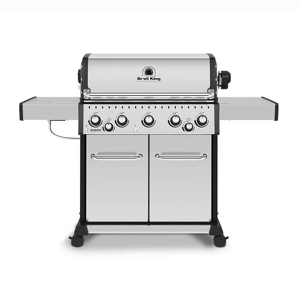 Broil King Baron S590 PRO IR Gas Grill Front View Closed